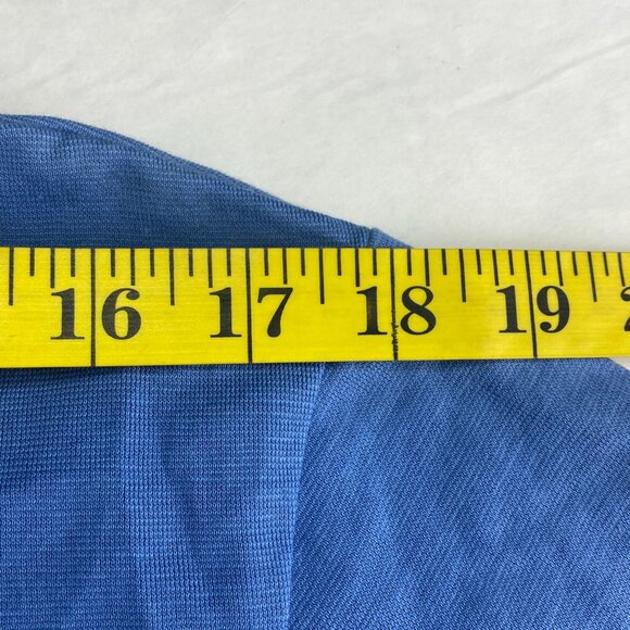 Vintage Puritan Polo Short Sleeve Shirt Mens M Blue White Pink Striped NWT - Picture 7 of 10